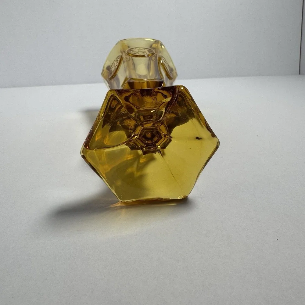 Vintage Fostoria Amber Coin Glass 8